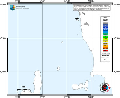 Mappa MCS - territori località