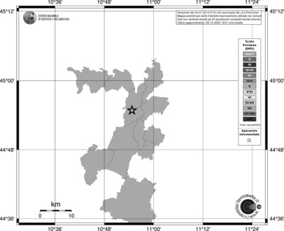 Mappa EMS - territori comuni