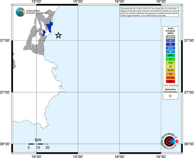 Mappa EMS - territori comuni