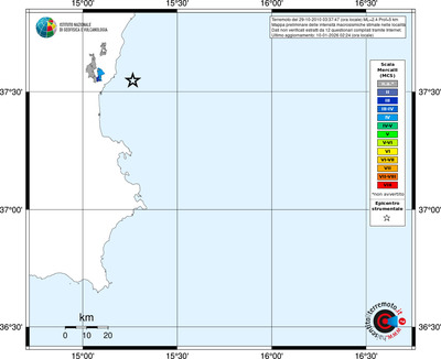 Mappa MCS - territori località