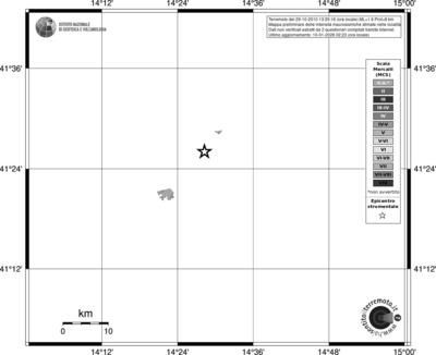 Mappa MCS - territori località