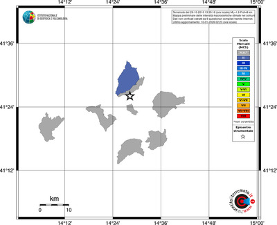 Mappa MCS - territori comuni