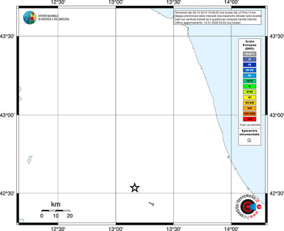 Mappa EMS - territori località