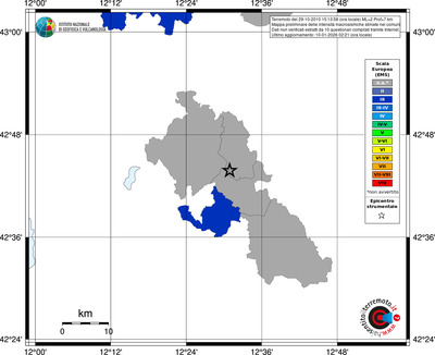 Mappa EMS - territori comuni