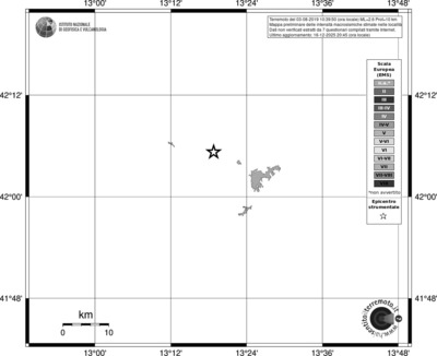 Mappa EMS - territori località