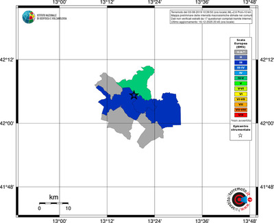 Mappa EMS - territori comuni