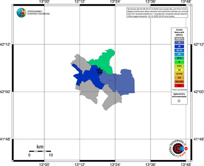 Mappa MCS - territori comuni