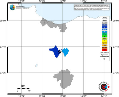 Mappa MCS - territori comuni