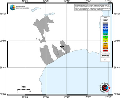 Mappa EMS - territori comuni