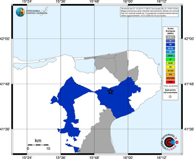 Mappa EMS - territori comuni