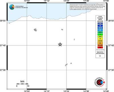 Mappa EMS - territori località