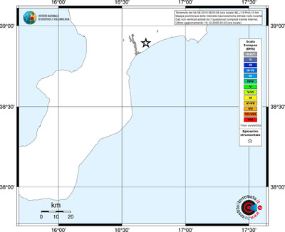 Mappa EMS - territori località