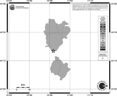 Mappa EMS - territori comuni