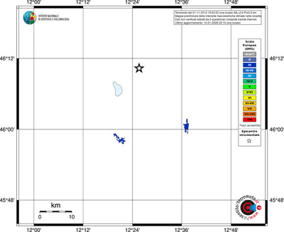 Mappa EMS - territori località