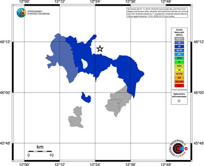 Mappa MCS - territori comuni
