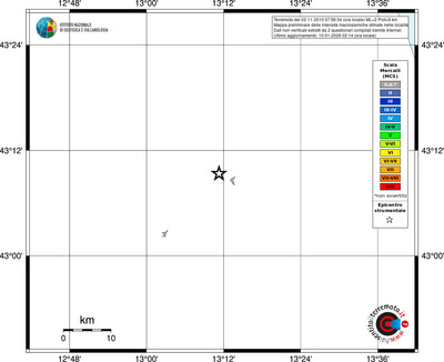 Mappa MCS - territori località