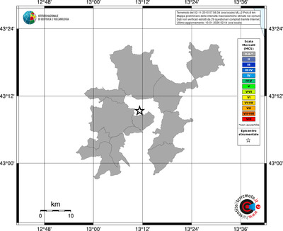 Mappa MCS - territori comuni