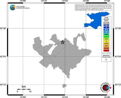 Mappa MCS - territori comuni