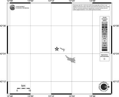 Mappa EMS - territori località