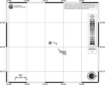 Mappa MCS - territori località