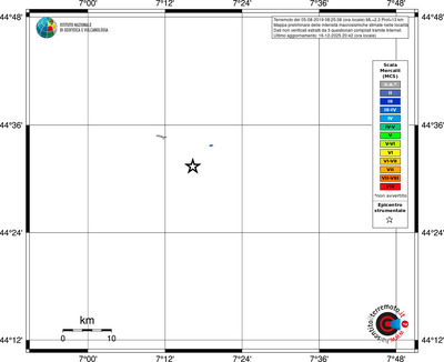 Mappa MCS - territori località