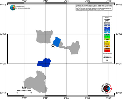 Mappa MCS - territori comuni