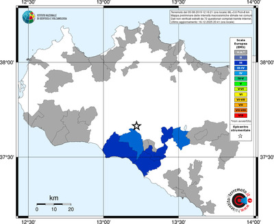 Mappa EMS - territori comuni