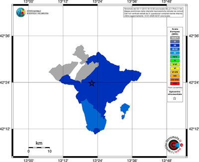 Mappa EMS - territori comuni