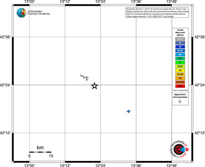 Mappa MCS - territori località