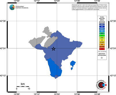 Mappa MCS - territori comuni
