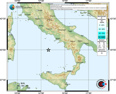 Mappa comuni con almeno 3 questionari