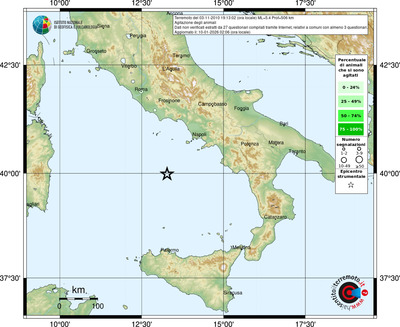 Mappa comuni con almeno 3 questionari