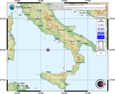 Mappa comuni con almeno 3 questionari