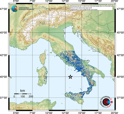 Area di invio delle email agli iscritti