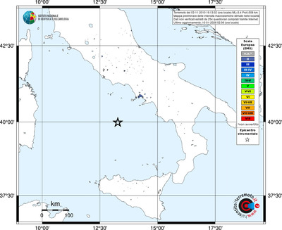 Mappa EMS - territori località
