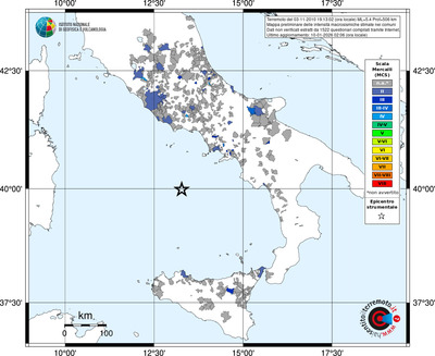Mappa MCS - territori comuni