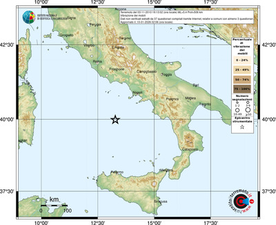 Mappa comuni con almeno 3 questionari