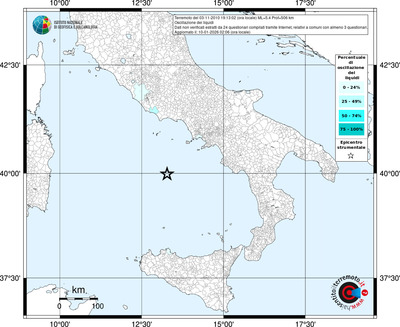 Mappa territorio comunale con almeno 3 questionari