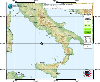 Mappa comuni con almeno 3 questionari