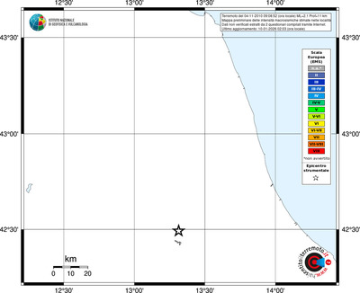 Mappa EMS - territori località