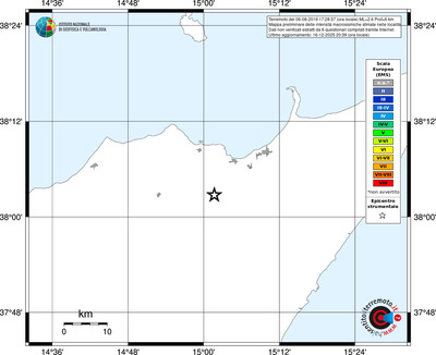 Mappa EMS - territori località