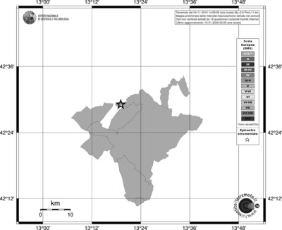 Mappa EMS - territori comuni