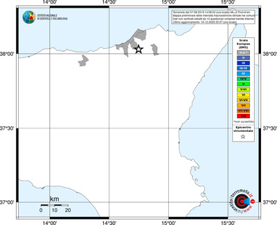 Mappa EMS - territori comuni