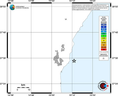 Mappa EMS - territori località