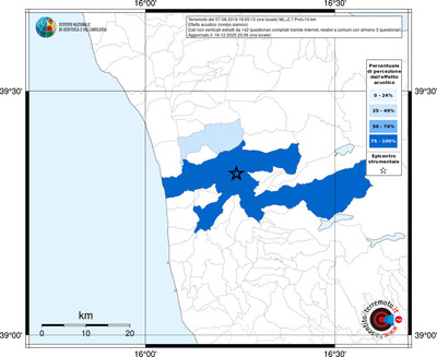 Mappa territorio comunale con almeno 3 questionari