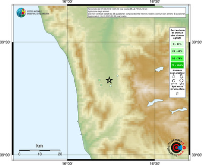Mappa comuni con almeno 3 questionari