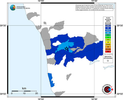 Mappa EMS - territori comuni