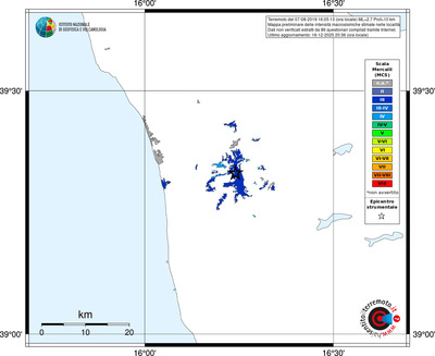 Mappa MCS - territori località
