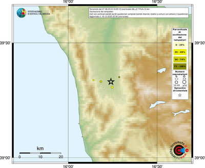 Mappa comuni con almeno 3 questionari