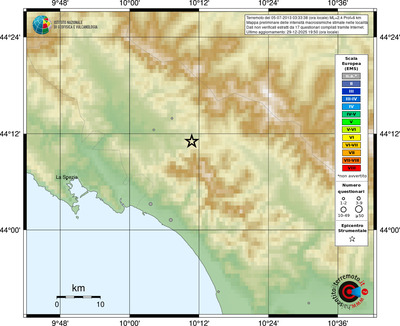 Mappa EMS - località